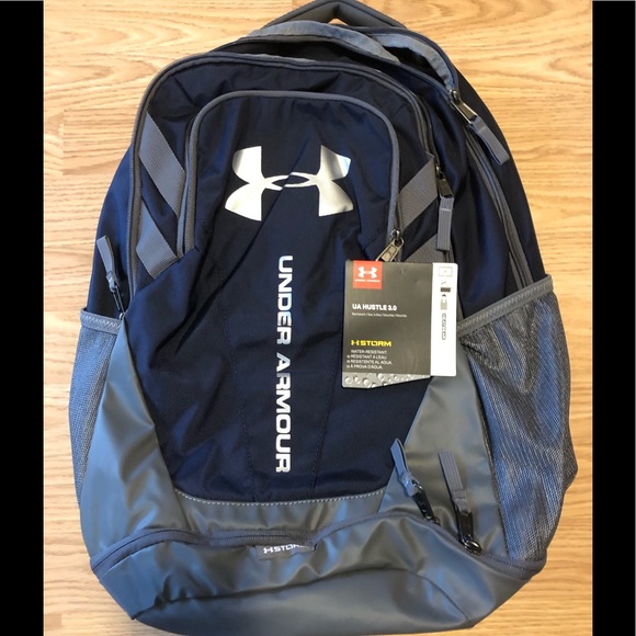Under Armour Handbags - SOLD-New Under Armour Blue & Gray Backpack